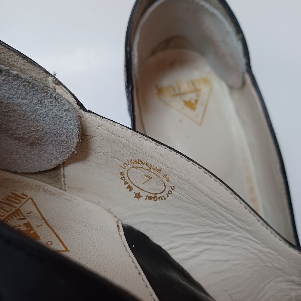 John Fluevog Heels Black Leather Pumps Blind Faith Womens size 7 - Picture 13 of 16